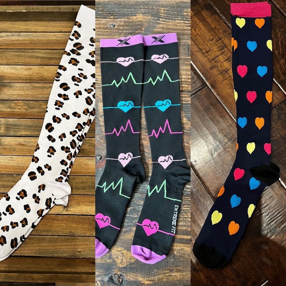 3 pairs compression socks l/xl